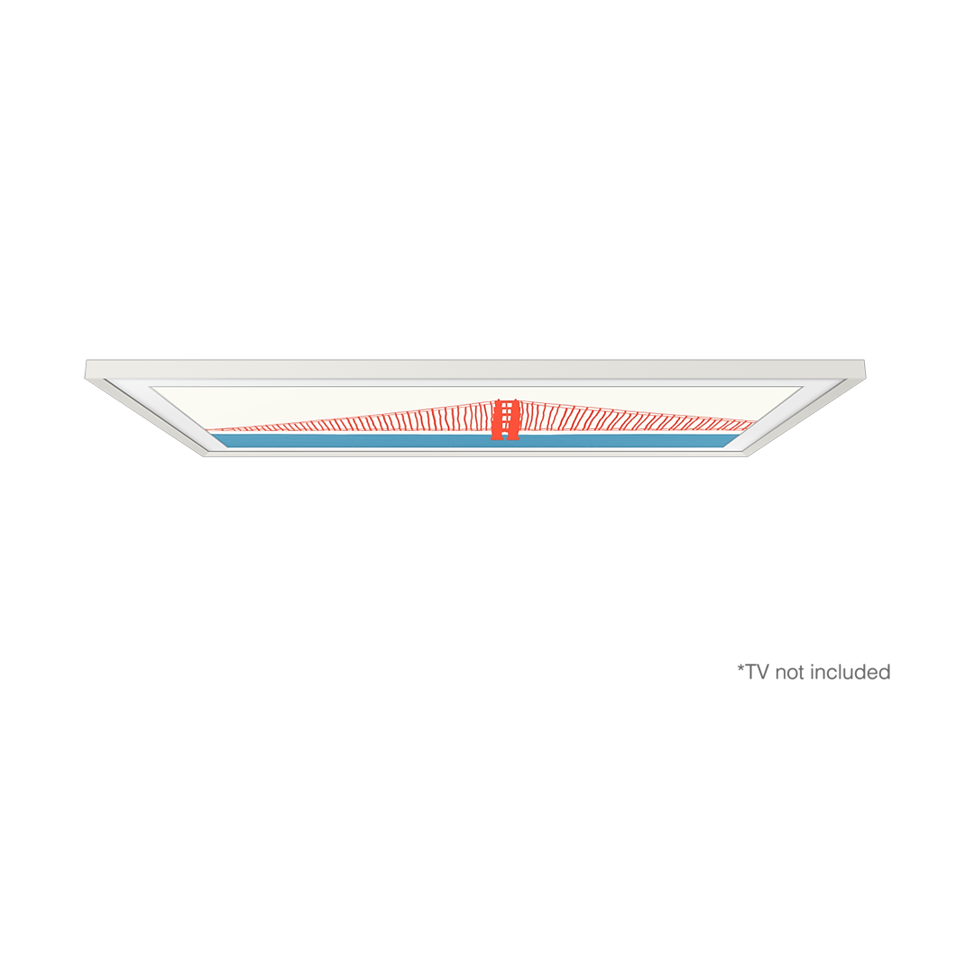 Samsung Marco Personalizable 65" para The Frame y The Frame Pro Modern White, Brown o Teak USA - Imagen 4