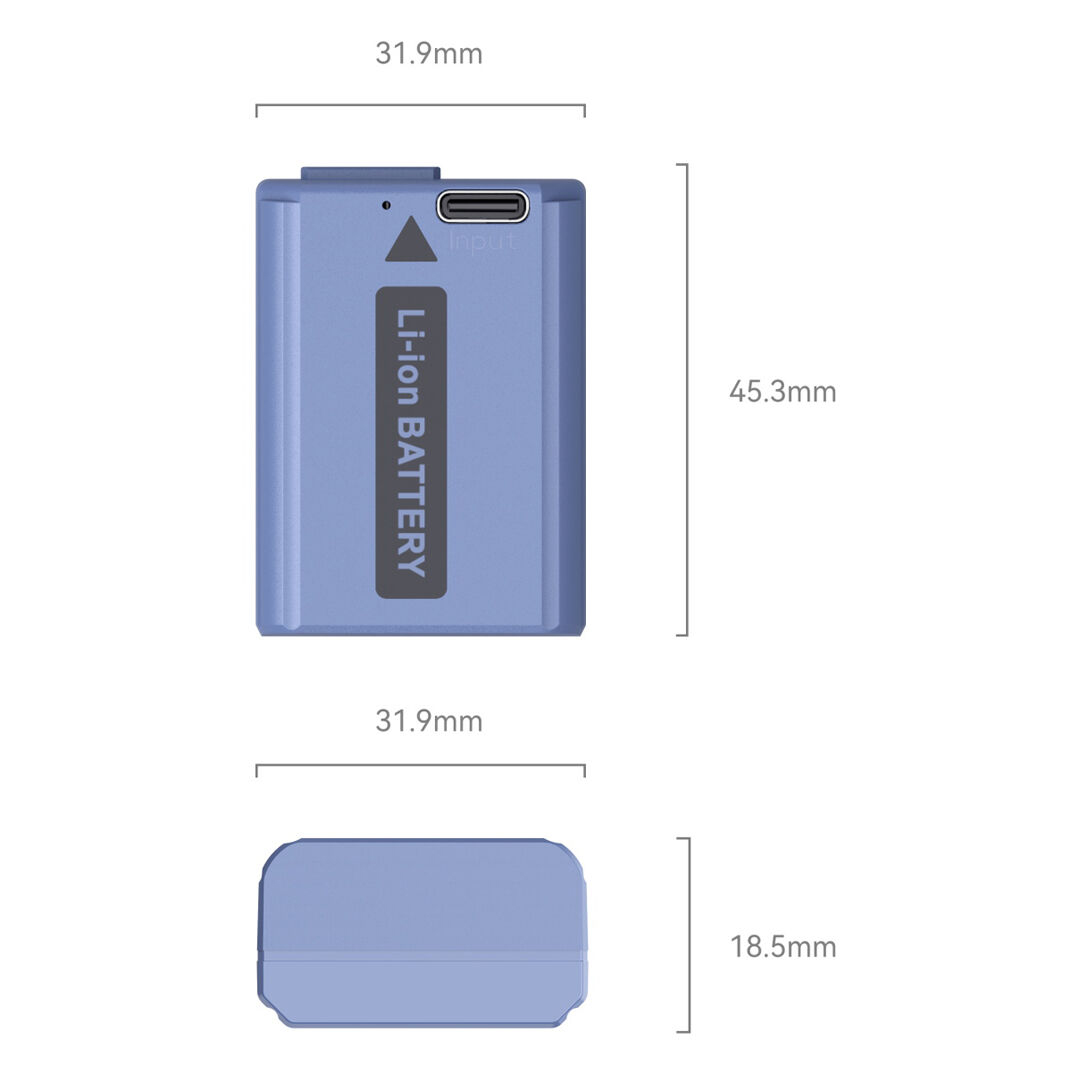SmallRig Batería USB-C NP-FW50 (2 baterías + cargador) - Imagen 7