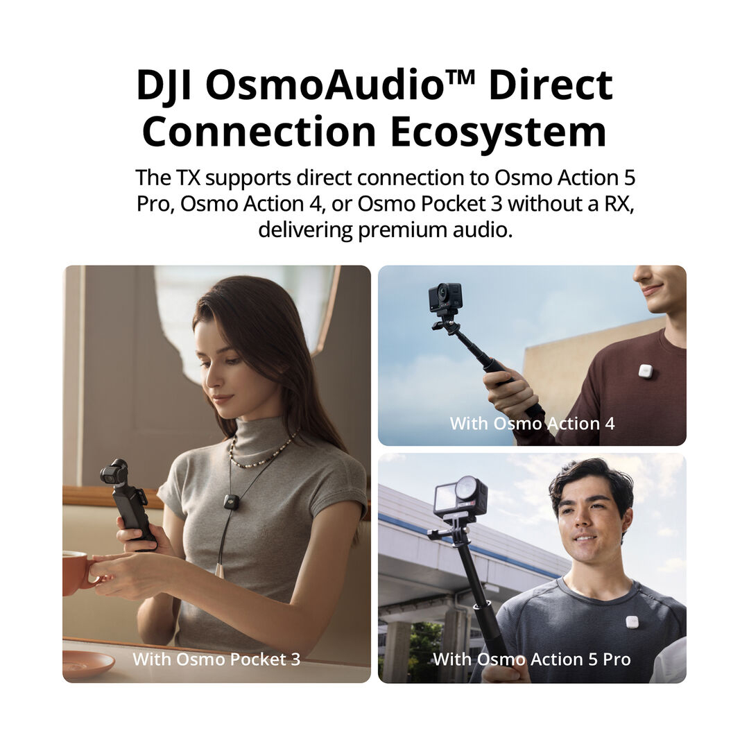 DJI Mic Mini (2 TX + 1 RX + Estuche de Carga) - Imagen 5