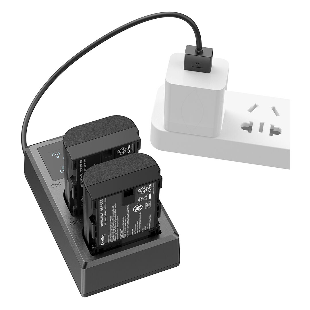 SmallRig Batería LP-E6NH Kit (2 baterías + cargador) - Imagen 7