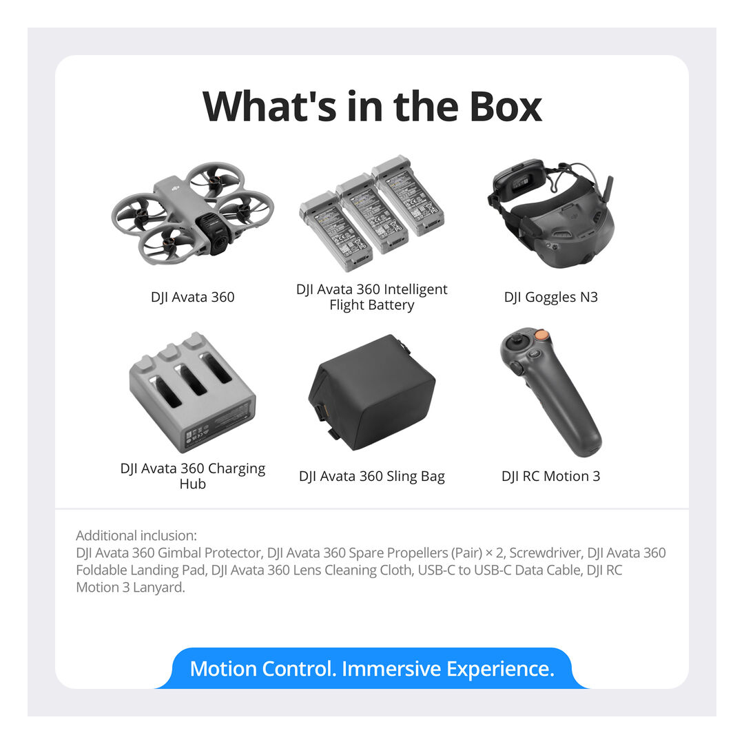 DJI Avata 360 Motion Fly More Combo - Imagen 8