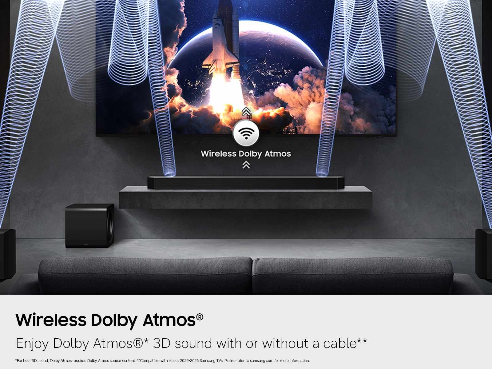 Samsung Q-Series Soundbar HW-Q990H 11.1.4ch Subwoofer & Surround | 2026 - Imagen 8