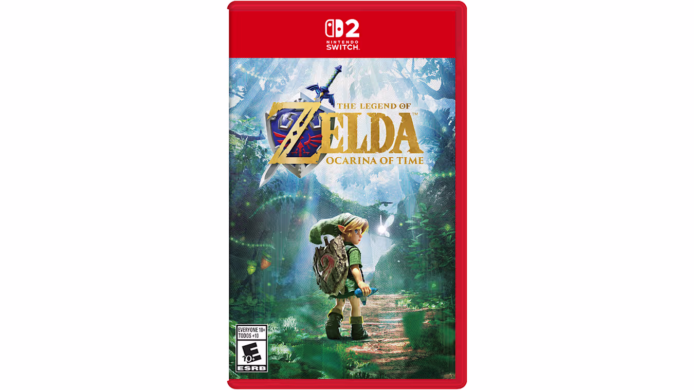 Nintendo Switch 2 Edición 40 Aniversario de The Legend of Zelda con diseño de Trifuerza