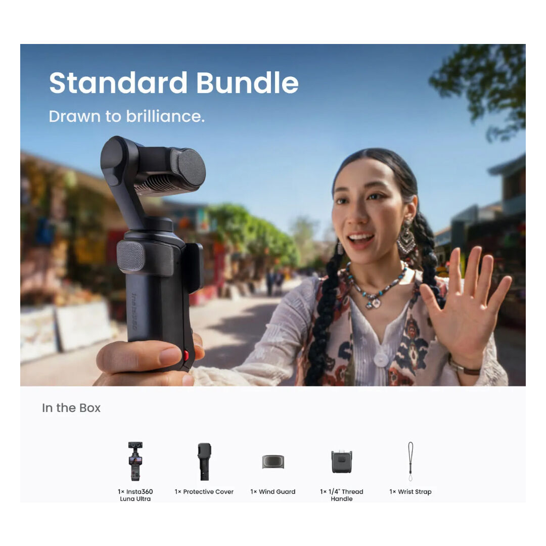 Insta360 Luna Ultra Fill Light Cosmic Black - Imagen 2