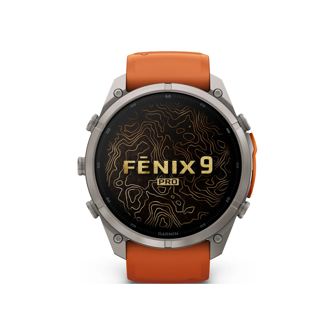 Garmin fenix 9 Pro 51mm Titanium Autumn Orange 010-04337-05 - Imagen 2