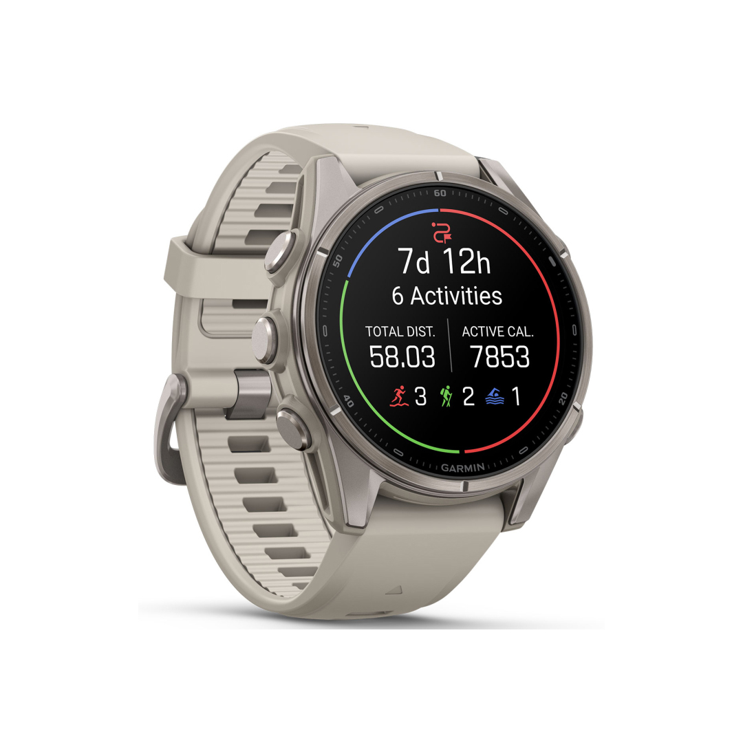 Garmin fenix 9 43mm Titanium Fog Gray 010-04761-00 - Imagen 3