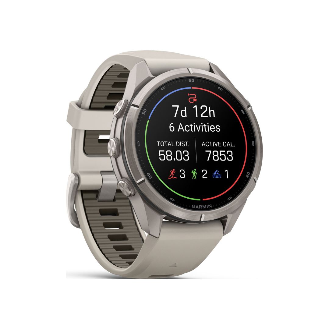 Garmin fenix 9 Pro 43mm Titanium Fog Gray 010-04335-85 - Imagen 3