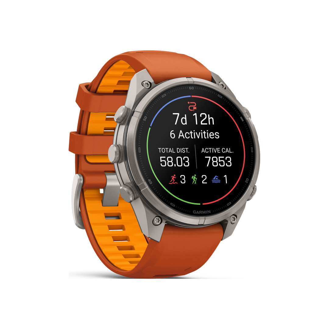 Garmin fenix 9 Pro 47mm Titanium Autumn Orange 010-04336-05 - Imagen 3