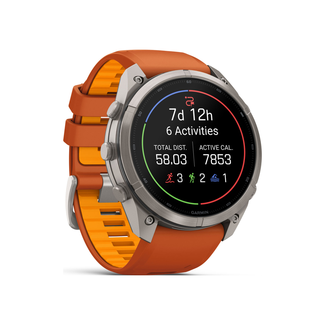 Garmin fenix 9 Pro 51mm Titanium Autumn Orange 010-04337-05 - Imagen 3