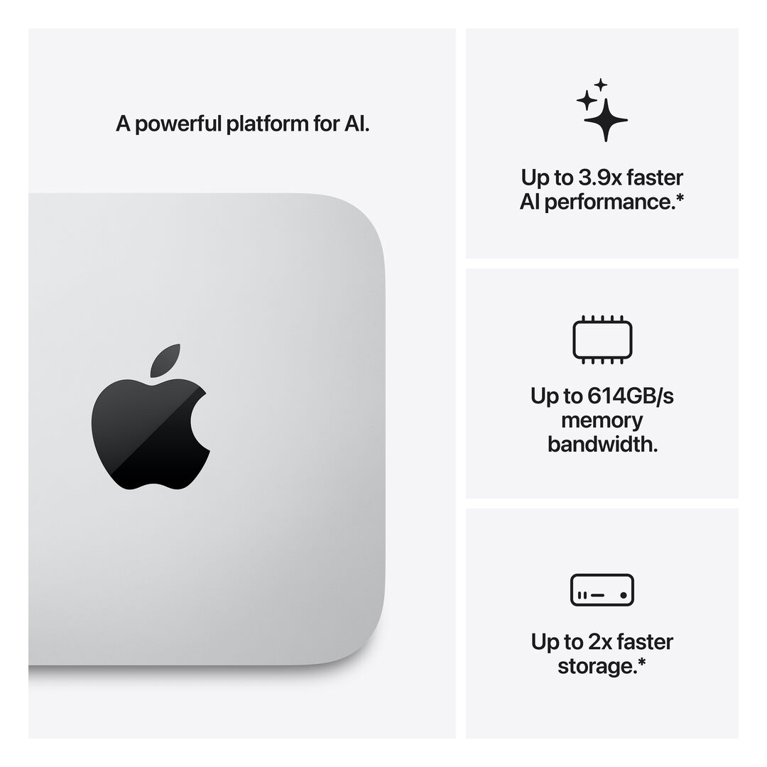 Apple Mac Studio M5 Max 18-Core 128GB 8TB SSD 40-Core GPU Z1U4000BA - Imagen 3
