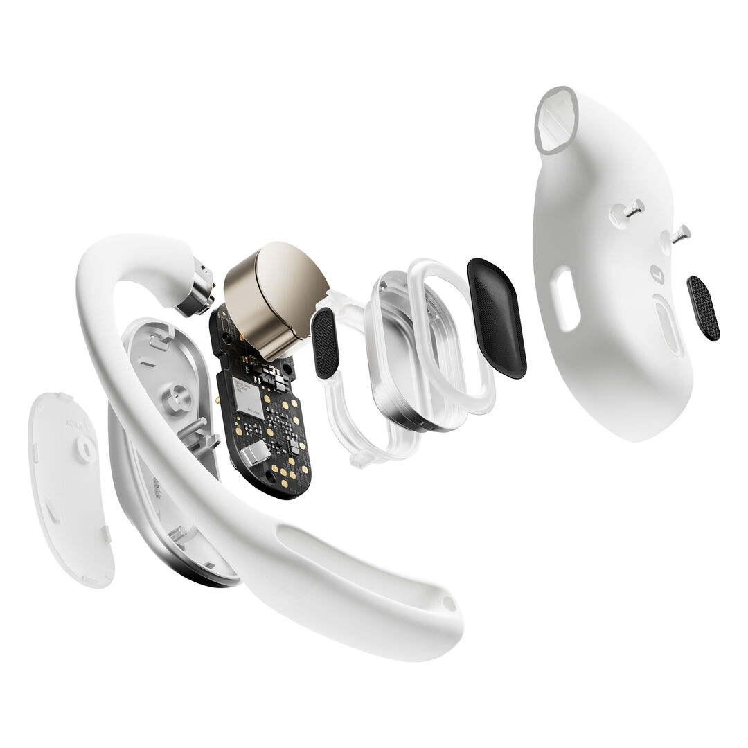 Shokz OpenFit Air Auriculares Open-Ear White T511-ST-WT - Imagen 5