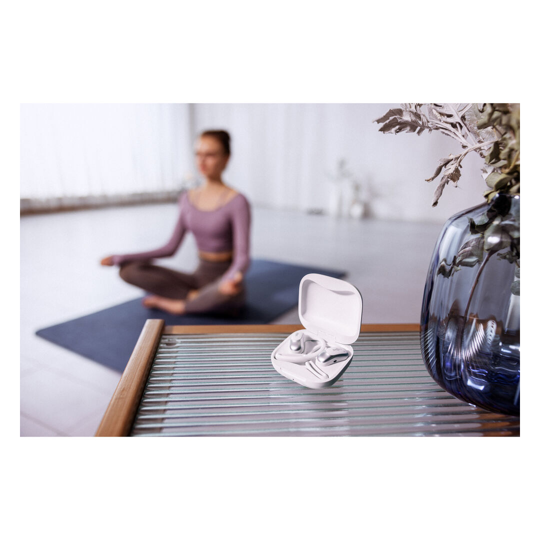 Shokz OpenFit Air Auriculares Open-Ear White T511-ST-WT - Imagen 6