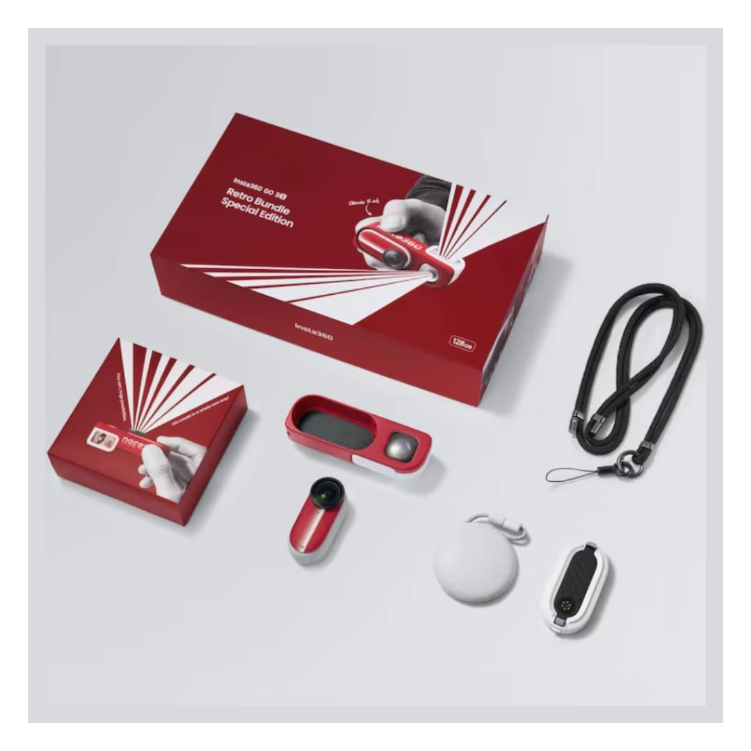 Insta360 GO 3S Retro Bundle Red 128GB - Imagen 6