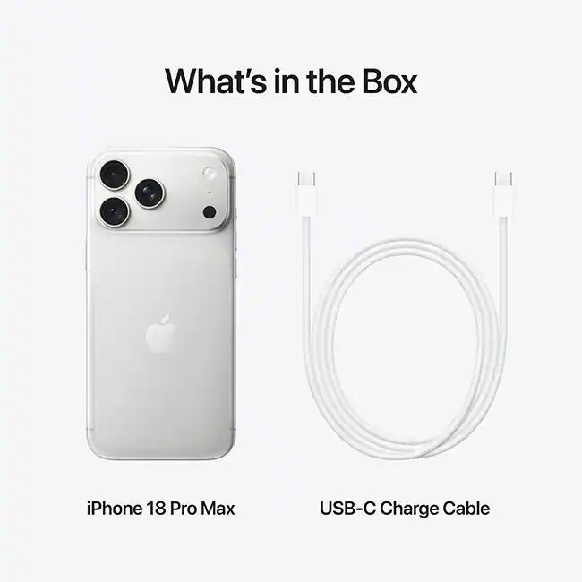Apple iPhone 18 Pro Max 1TB Silver MJWE4LL/A - Imagen 3