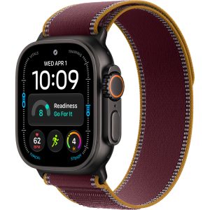 Apple Watch Ultra 4 Cellular 49mm Black Titanium con Burgundy Trail Loop M/L MJC44LS/A