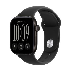 Apple Watch Series 12 GPS 42mm Black Aluminum Case con Black Sport Band M/L MJEC4LS/A