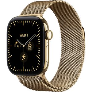 Apple Watch Series 12 Cellular 46mm Radiant Gold Titanium con Radiant Gold Milanese Loop M/L MJGV4LS/A