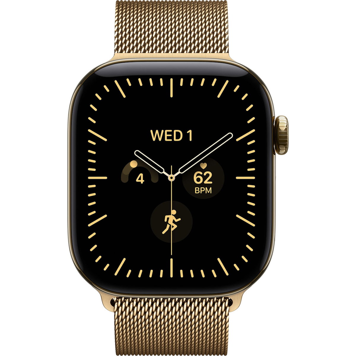 Apple Watch Series 12 Cellular 46mm Radiant Gold Titanium con Radiant Gold Milanese Loop M/L MJGV4LS/A - Imagen 2