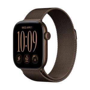 Apple Watch Series 12 GPS 42mm Dark Bronze Aluminum Case con Dark Bronze Milanese Loop MKDC4LS/A