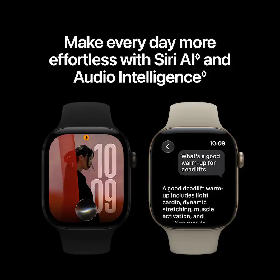 Apple Watch Series 12 GPS 46mm Dark Bronze Aluminum Case con Dark Bronze Milanese Loop S/M MKD74LS/A - Imagen 5