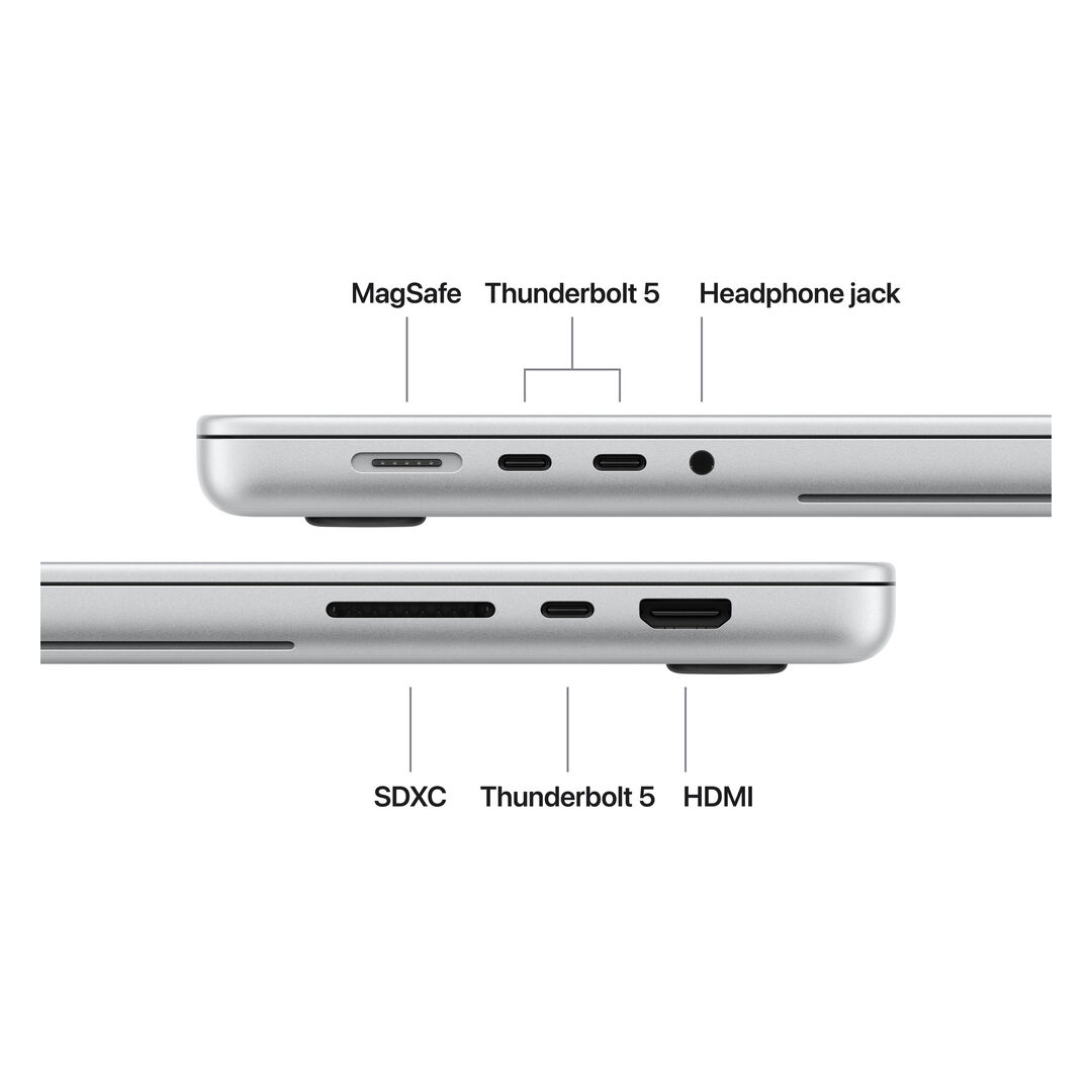 Macbook Pro 16,2" PROLED XDR M5 Max 18-Core 36GB 2TB SSD GPU 32-Core Silver MJ2X4LL/A - Imagen 4