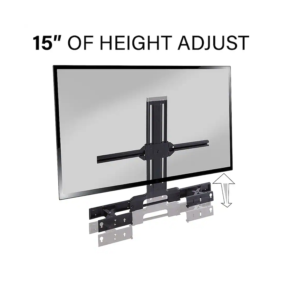 Sanus Extendable Soundbar TV Mount Black BSSATM1-B1 - Imagen 4
