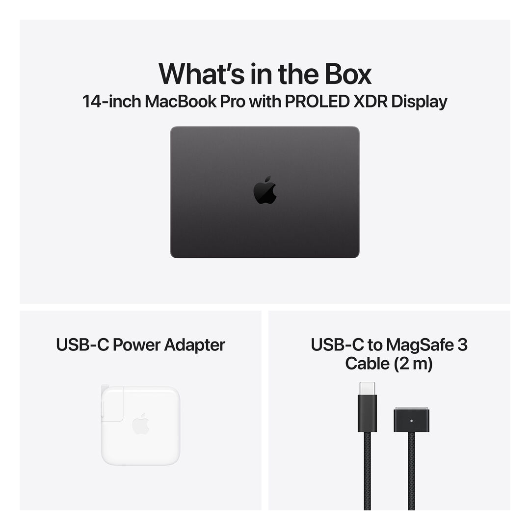 Macbook Pro 14,2" PROLED XDR M5 Pro 15-Core 24GB 1TB SSD GPU 16-Core Space Black MJ2K4LL/A - Imagen 5