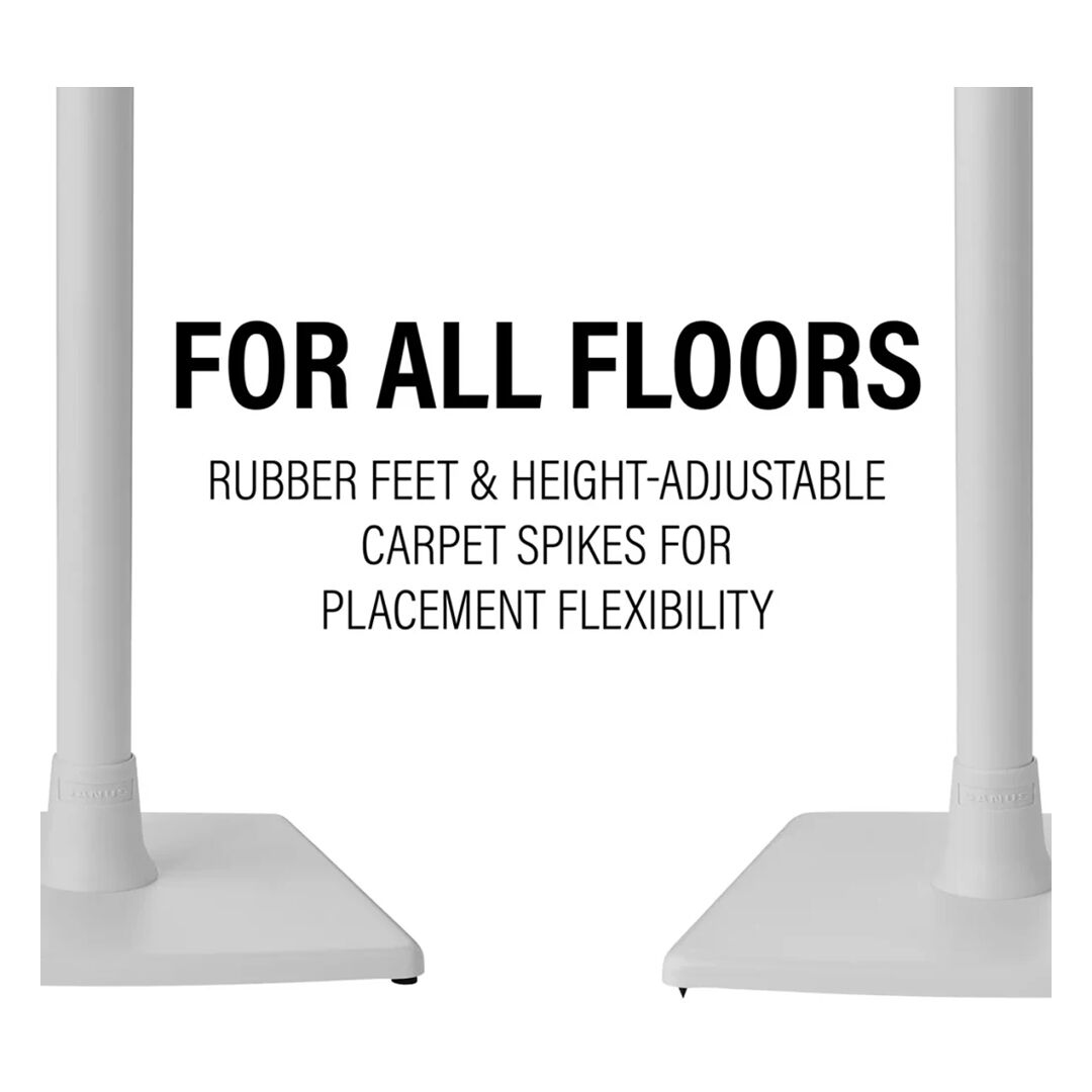 Sanus Speaker Stands Era 100 White (Par) WSSE12-W2 - Imagen 5