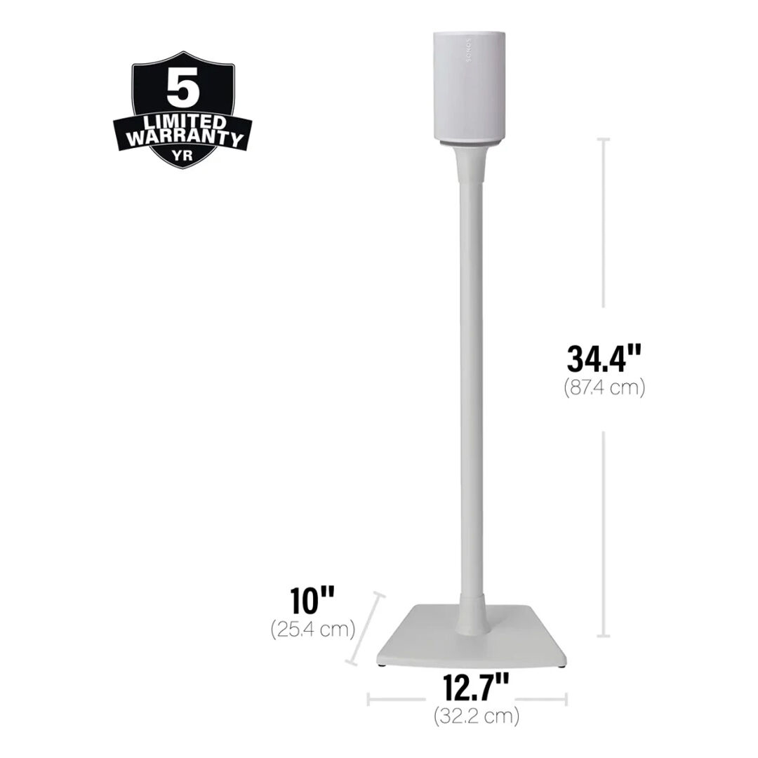 Sanus Speaker Stands Era 100 White (Par) WSSE12-W2 - Imagen 6