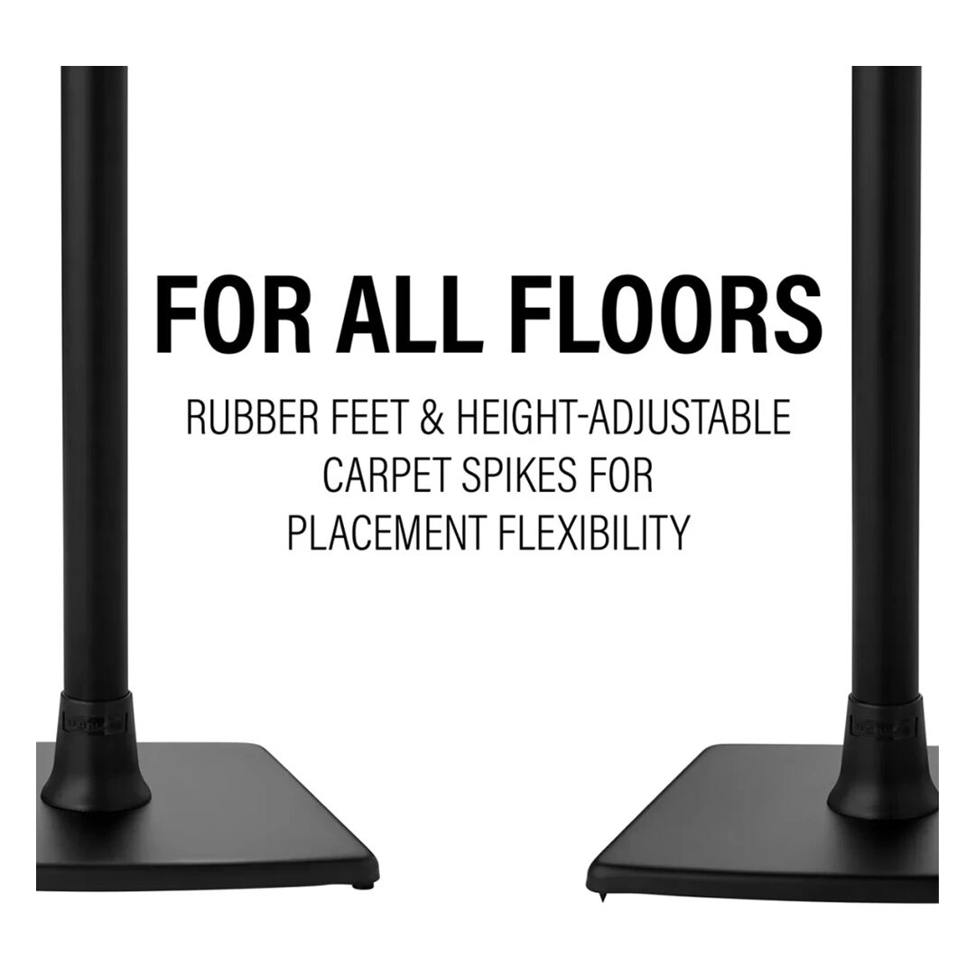 Sanus Speaker Stands Era 100 Black (Par) WSSE12-B2 - Imagen 6