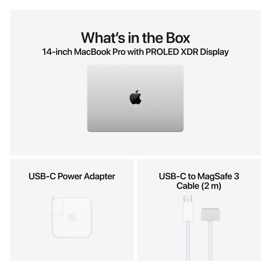 Macbook Pro 14,2" PROLED XDR M5 Max 18-Core 36GB 2TB SSD GPU 32-Core Silver MJ2J4LL/A - Imagen 6