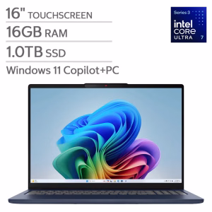 Lenovo IdeaPad Slim 5 16" FHD+ Touch 120Hz Cosmic Blue [NumPad] (83S6000BUS)