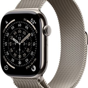 Apple Watch Series 11 Cellular 46mm Natural Titanium con Natural Milanese Loop M/L MFD04LW/A