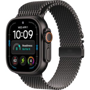 Apple Watch Ultra 4 Cellular 49mm Black Titanium con Black Titanium Milanese Loop talle L MJAX4LS/A