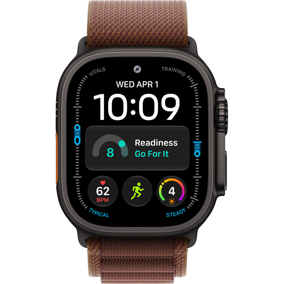 Apple Watch Ultra 4 Cellular 49mm Black Titanium con Burgundy Alpine Loop talle L MJC24LS/A - Imagen 2