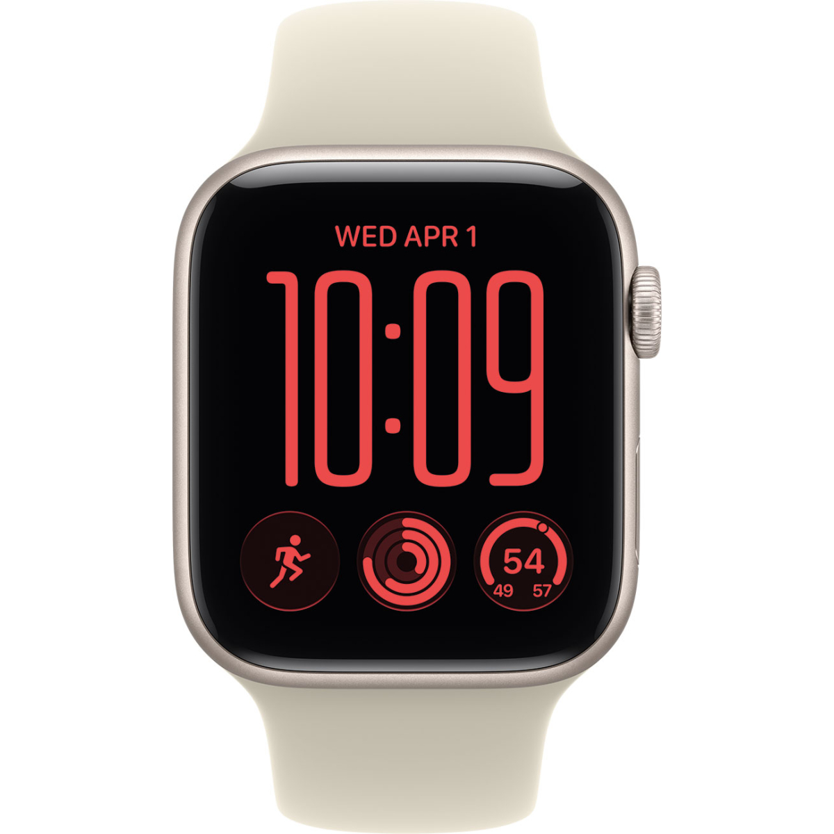 Apple Watch SE 3 GPS 44mm Starlight Aluminum Case con Sand Sport Band M/L MJL54LW/A (2026) - Imagen 2
